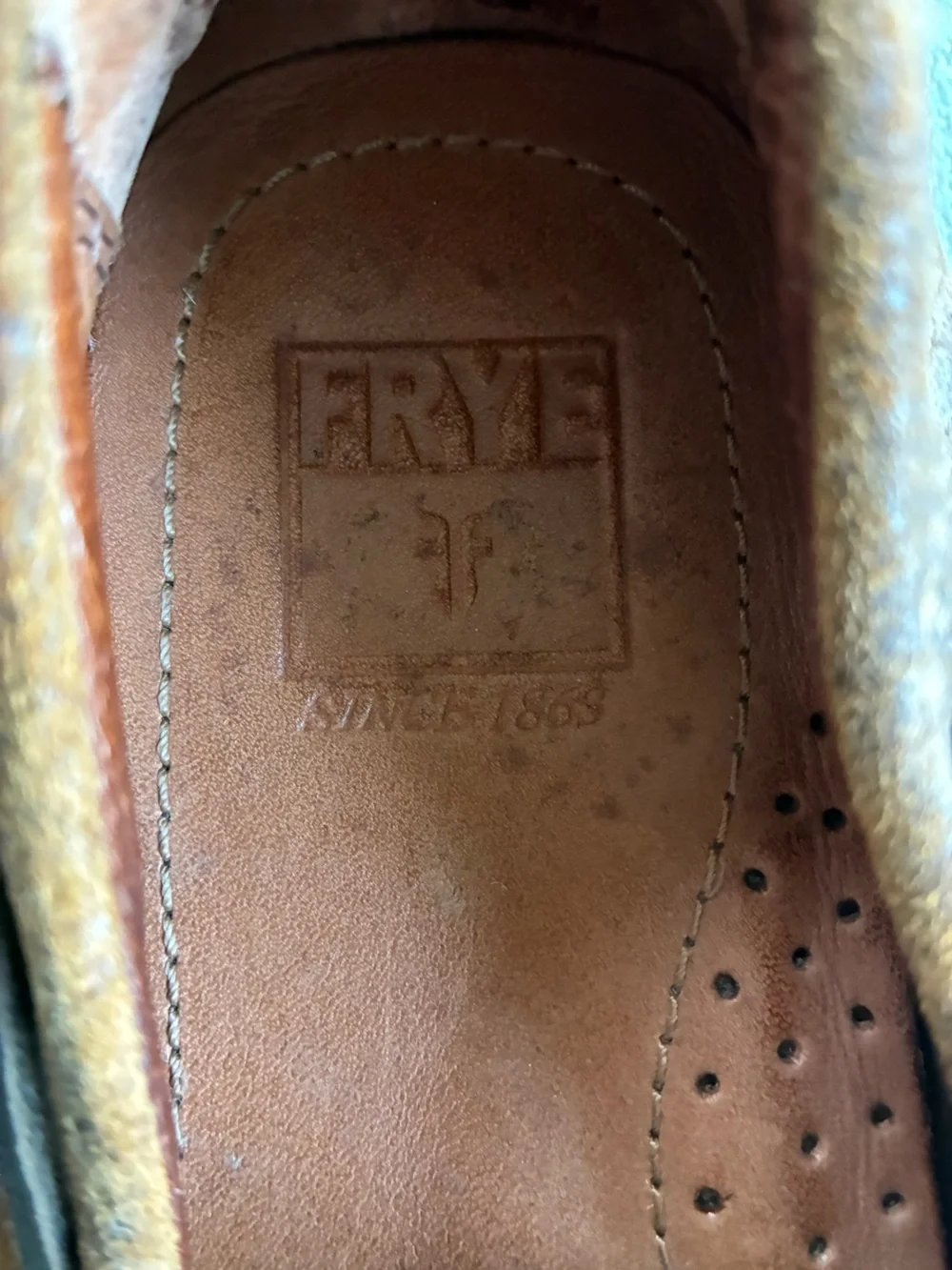 FRYE Shoes Men’s 9.5 Leather Loafers Boat Shoe